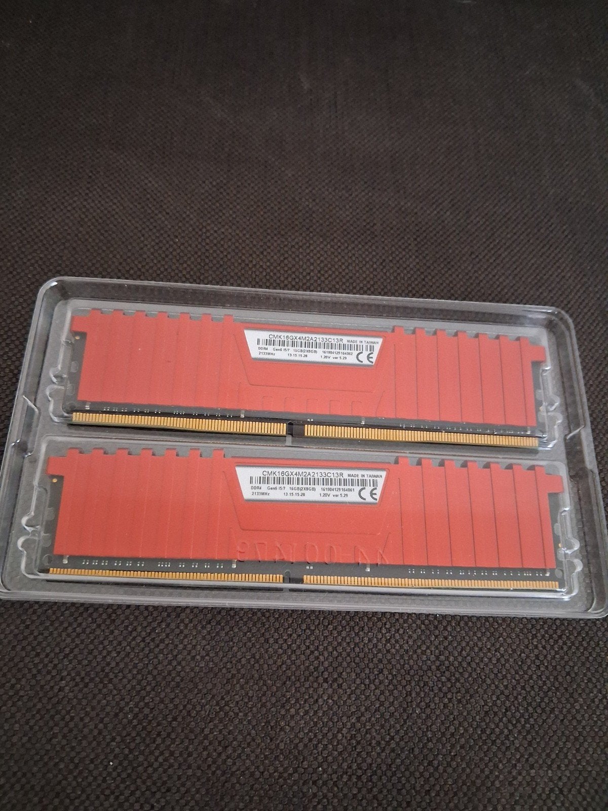 RAM Corsair Vengeance LPX 16GB DDR4 2133MHz C13 Rood (2x8GB), Ophalen of Verzenden, DDR4
