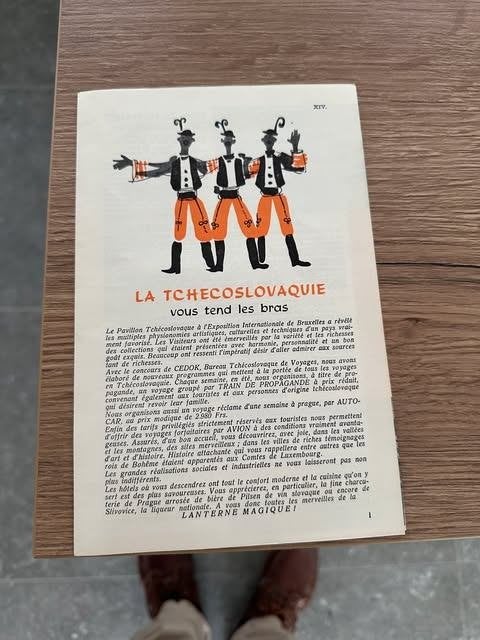 folder la Tchecoslovaquie voyages Joseph Dumoulin, Ophalen of Verzenden