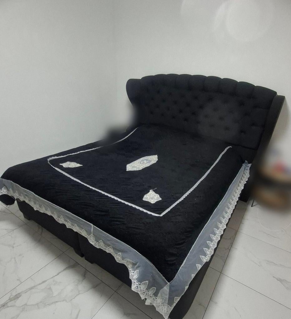 2 persoons bed, Antiek en Kunst, Antiek | Meubels | Bedden, Ophalen of Verzenden
