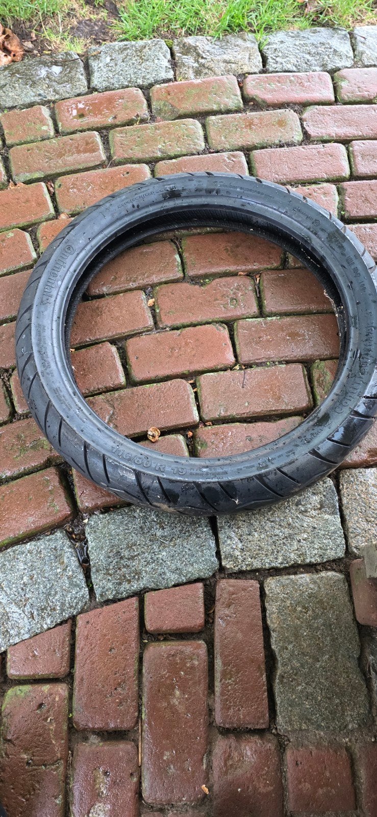 Motorband 110/80R19, Ophalen