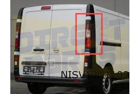 Nissan NV300 (8/16-2/22 X82) sierlijst achterlicht Links ori, Neuf, -, -, -