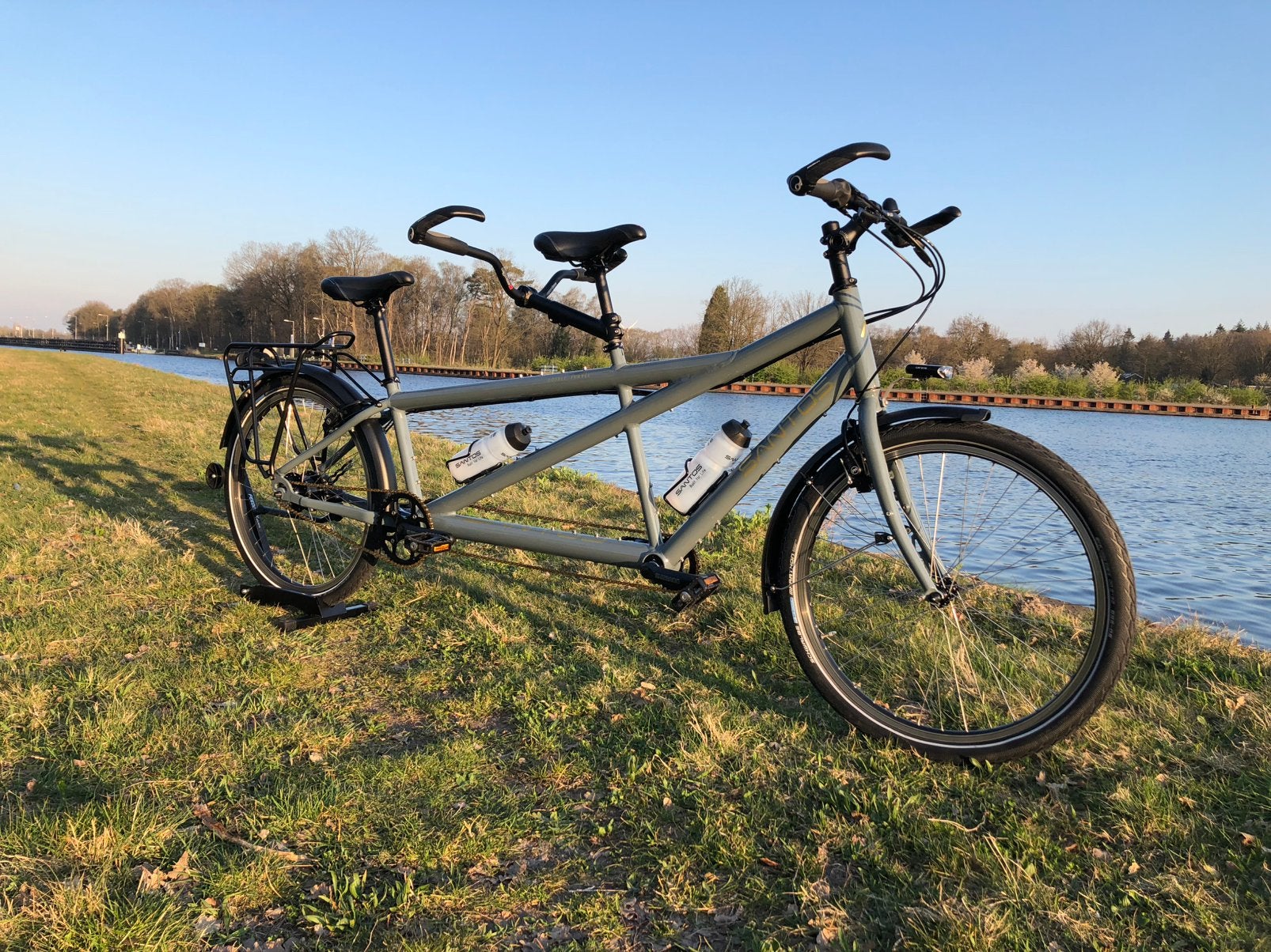 Santos Double Travel 2 tandem maat S M Rohloff Magura HS 33, 10 tot 15 versnellingen, Velgrem, Ophalen of Verzenden, Zo goed als nieuw