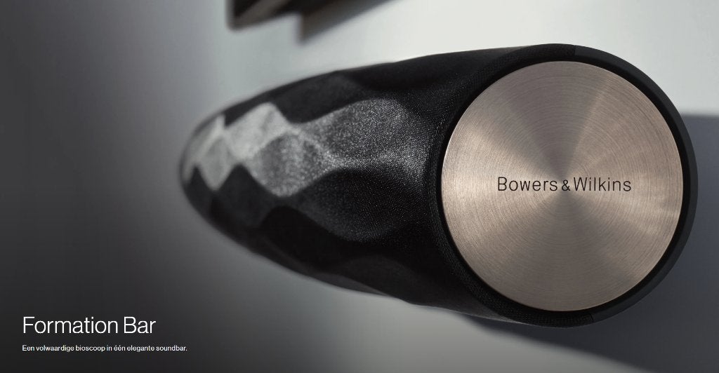 Bowers & Wikins Soundbar, Ophalen, Met ingebouwde subwoofer, Zo goed als nieuw