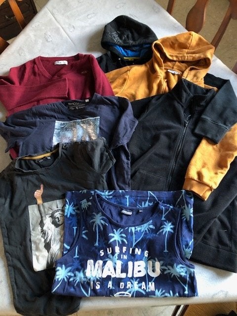 mooi lot jongenskledij maat 164/070 voor 8 euro, Enfants & Bébés, Vêtements enfant | Taille 164, Enlèvement ou Envoi, Utilisé