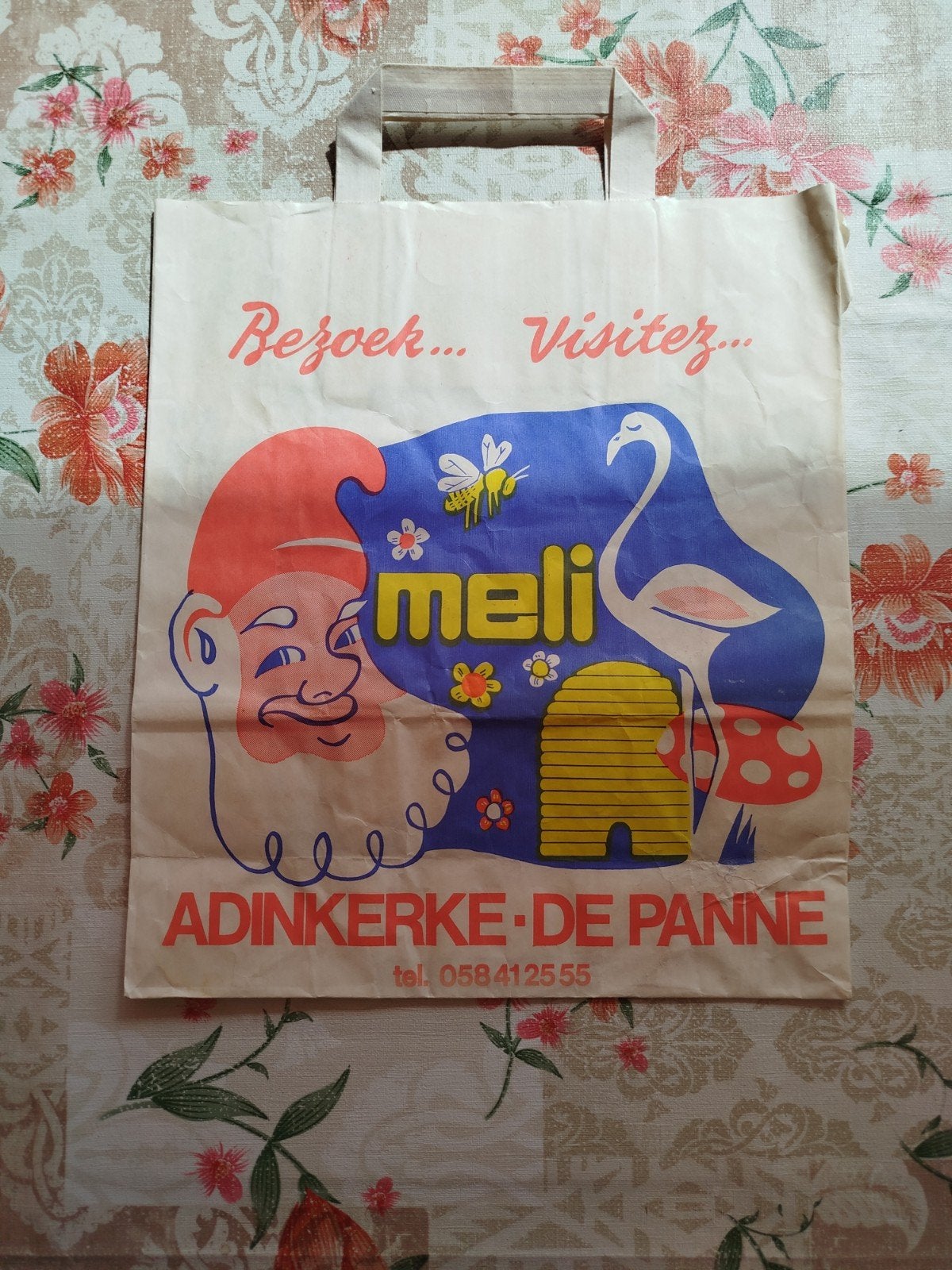 Meli park adinkerke. Papieren zak., Verzamelen, Ophalen of Verzenden