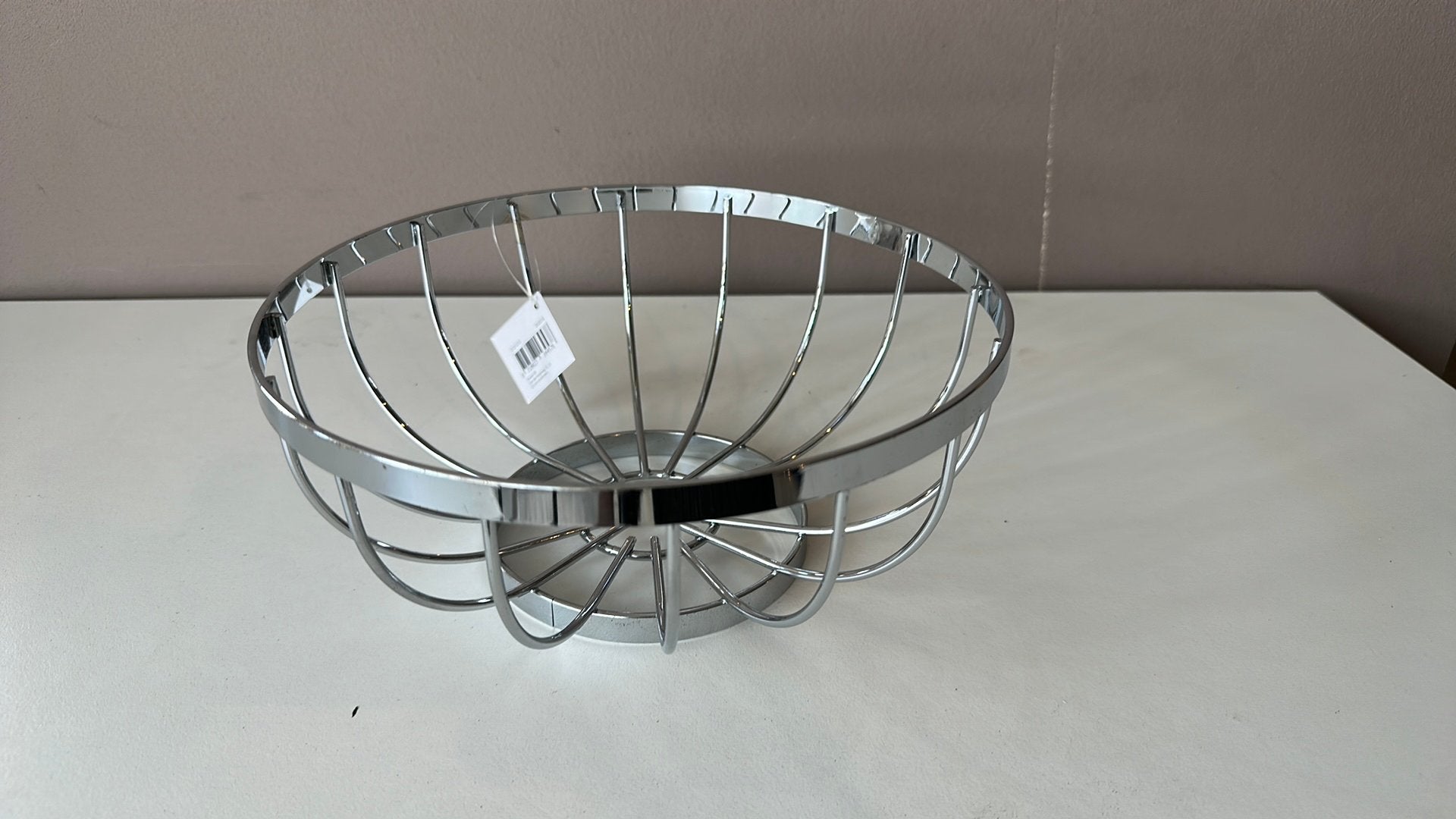 Fruitmandje in RVS 24x10 - nieuw!, Overige typen, Ophalen, Nieuw, Zilver
