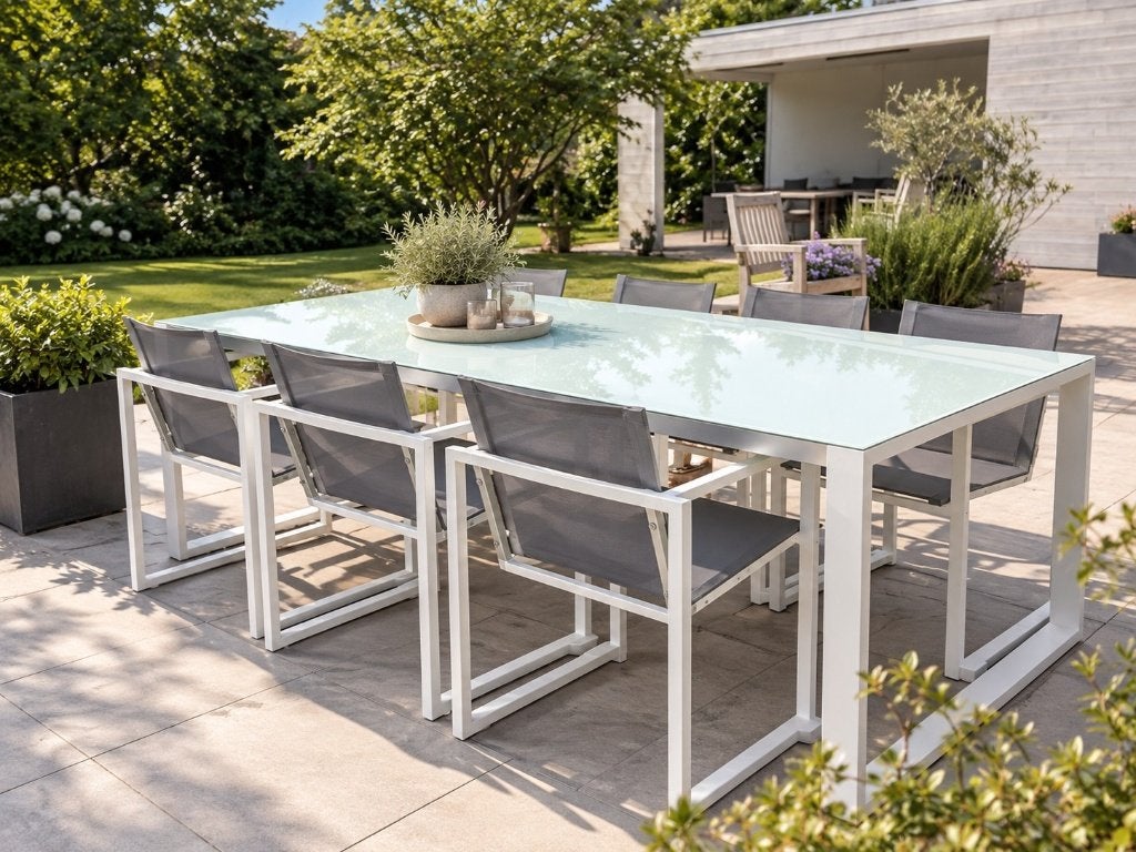 eenmalig 8 stoelen plus gratis tafel voor 999€ (i.p.v. 1699), Tuin en Terras, Verzenden, Nieuw