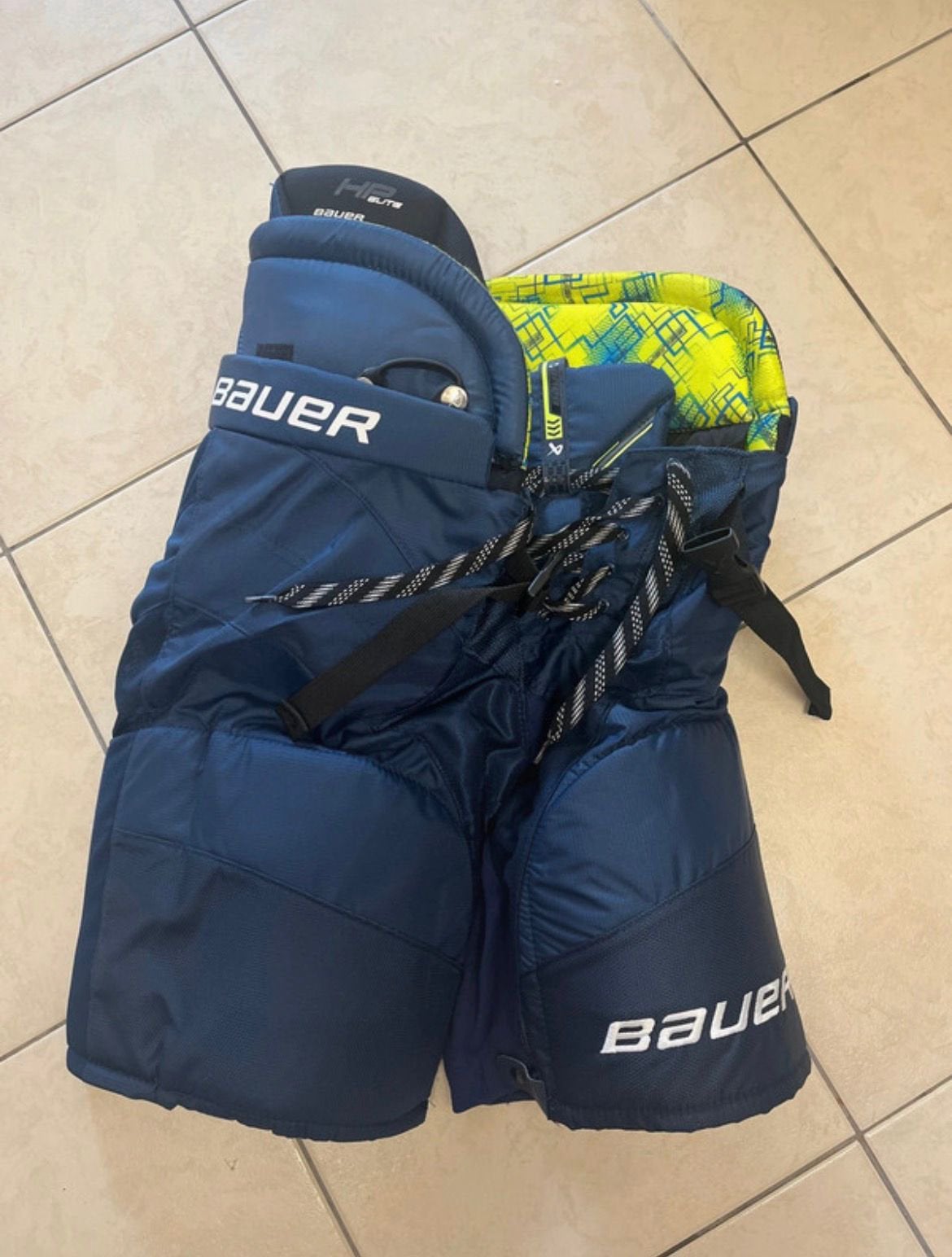 Ijshockey broek Bauer JR Large, Sport en Fitness, IJshockey, Ophalen, Zo goed als nieuw, Bescherming