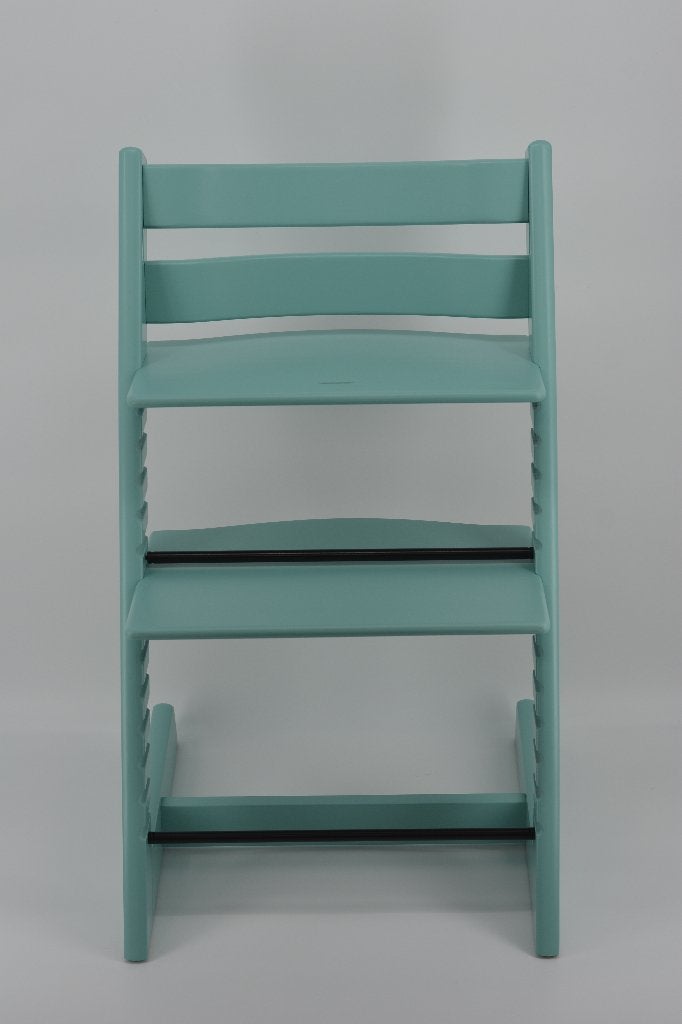 Stokke Tripp Trapp Ocean Blue – trip trap stoel, Verzenden, Gebruikt, Meegroeistoel, Aanschuifbaar