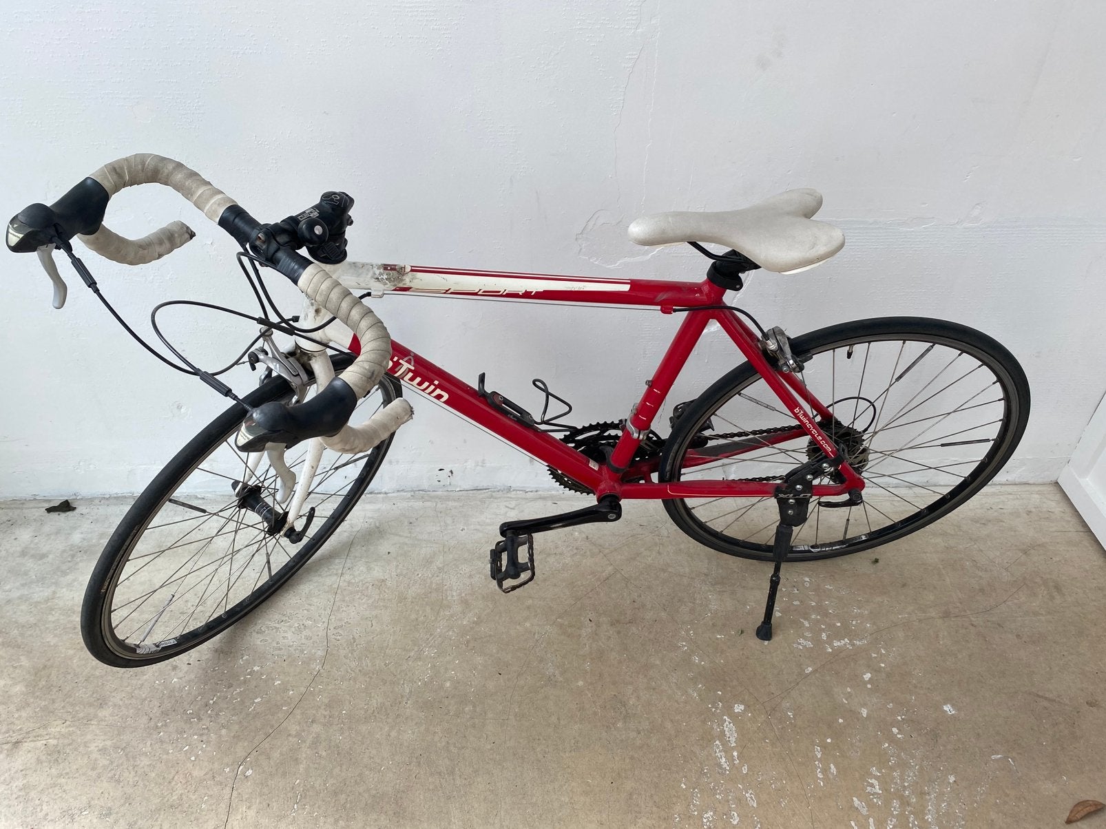 Koersfiets 26’ bitwin, Fietsen en Brommers, Gebruikt, 26 inch, Velgrem, Minder dan 49 cm