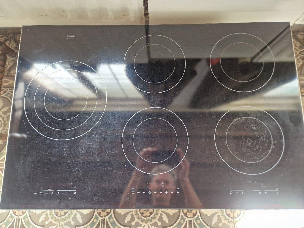 Cuisinière à induction 5 zones, Enlèvement ou Envoi, Moins de 100 cm, Utilisé, 50 à 100 cm