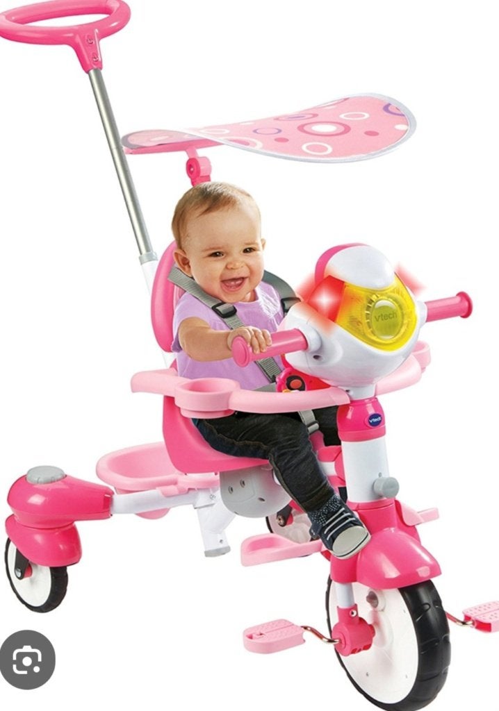 V-tech baby fiets, Fietsen en Brommers, Ophalen, Terugtraprem, Gebruikt, V-tec