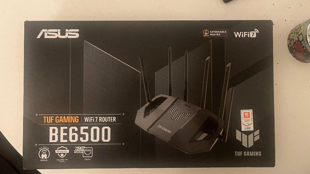 ASUS TUF Gaming BE6500 – WiFi 7 Router – 2.5G, Computers en Software, ASUS, Zo goed als nieuw, Ophalen, Router