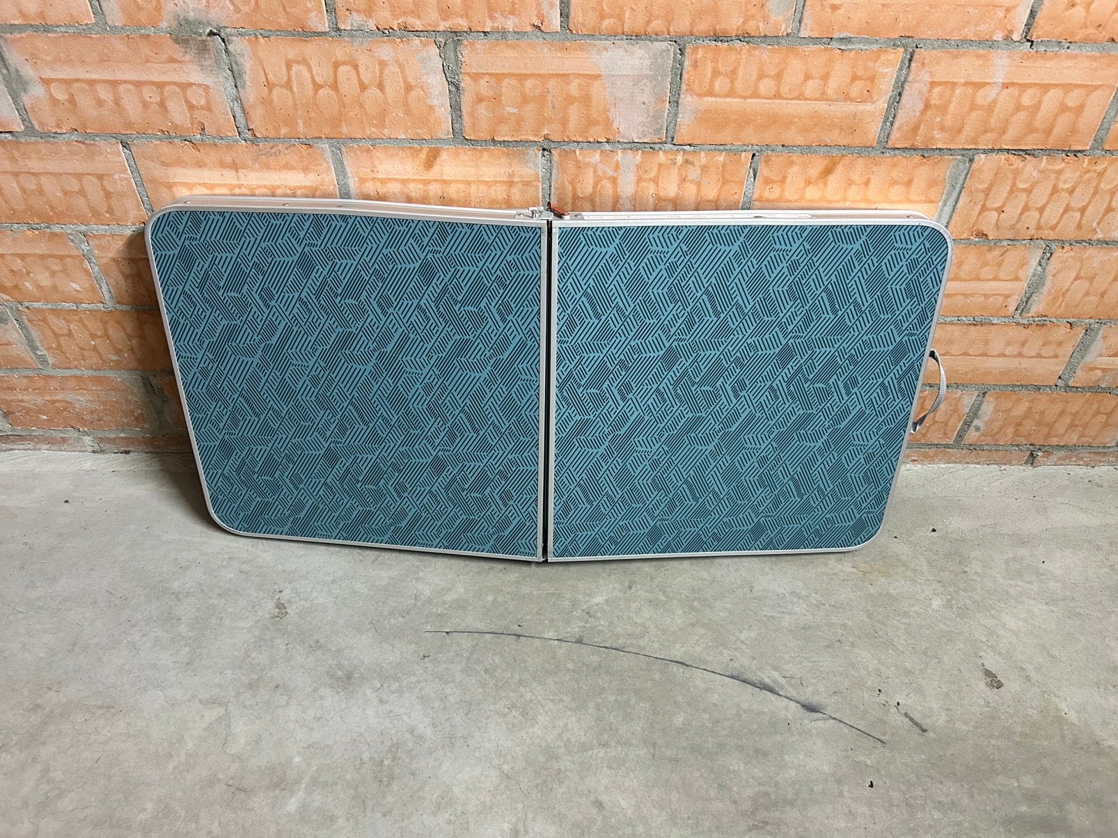 Kampeertafel met 4 krukjes, Caravans en Kamperen, Kampeeraccessoires, Ophalen