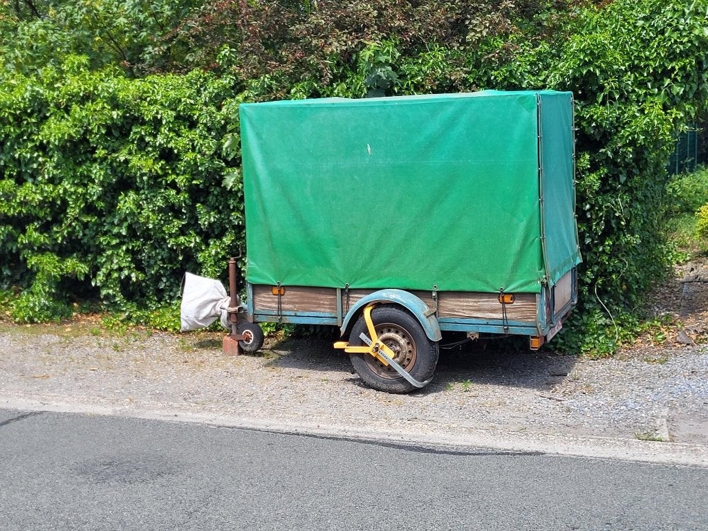 aanhangwagen, Ophalen, Gebruikt