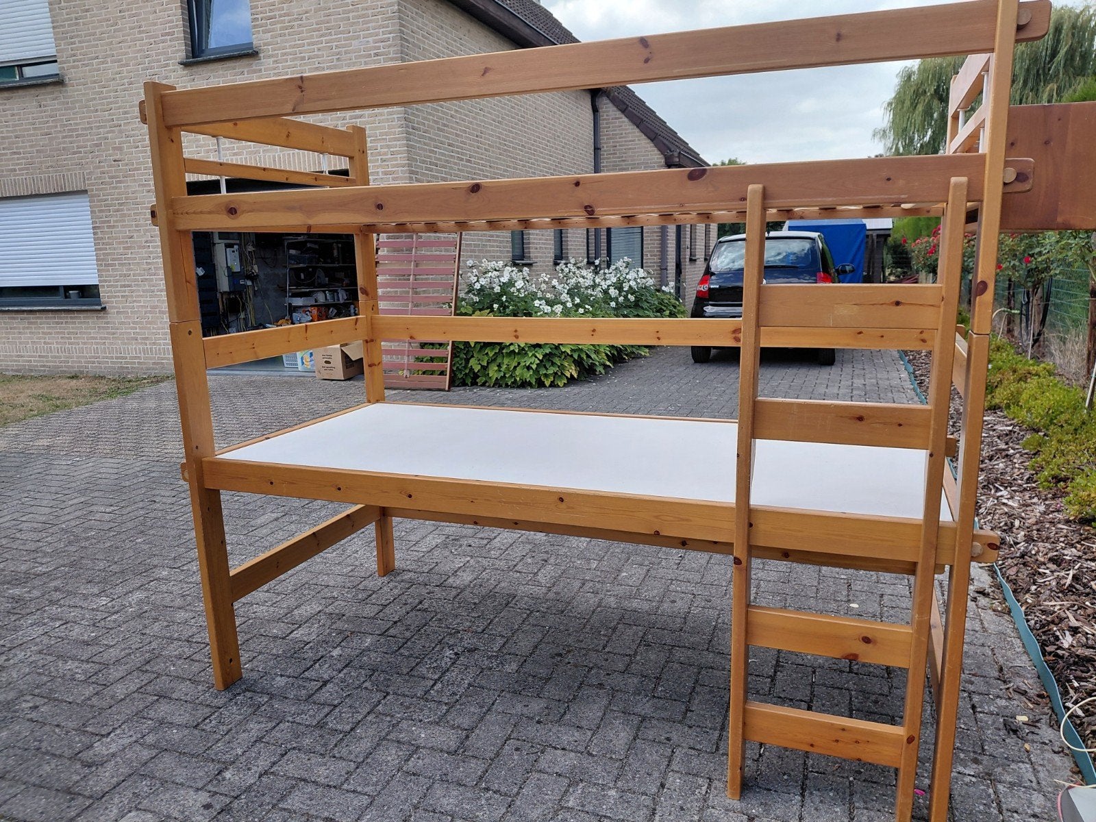lit mezzanine en bois, 90 cm, Enlèvement, 200 cm, 160 à 180 cm