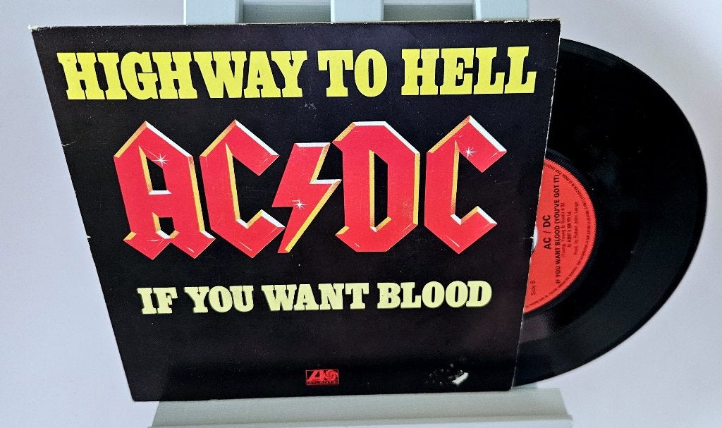 7" Single - AC/DC - Highway to Hell, Cd's en Dvd's, Gebruikt, Verzenden, 7 inch, Rock en Metal