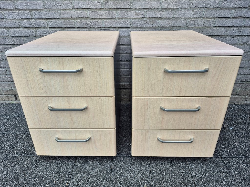 2 ladeblokken / ladekasten op wielen, Huis en Inrichting, Kasten | Ladekasten, Zo goed als nieuw, Ophalen