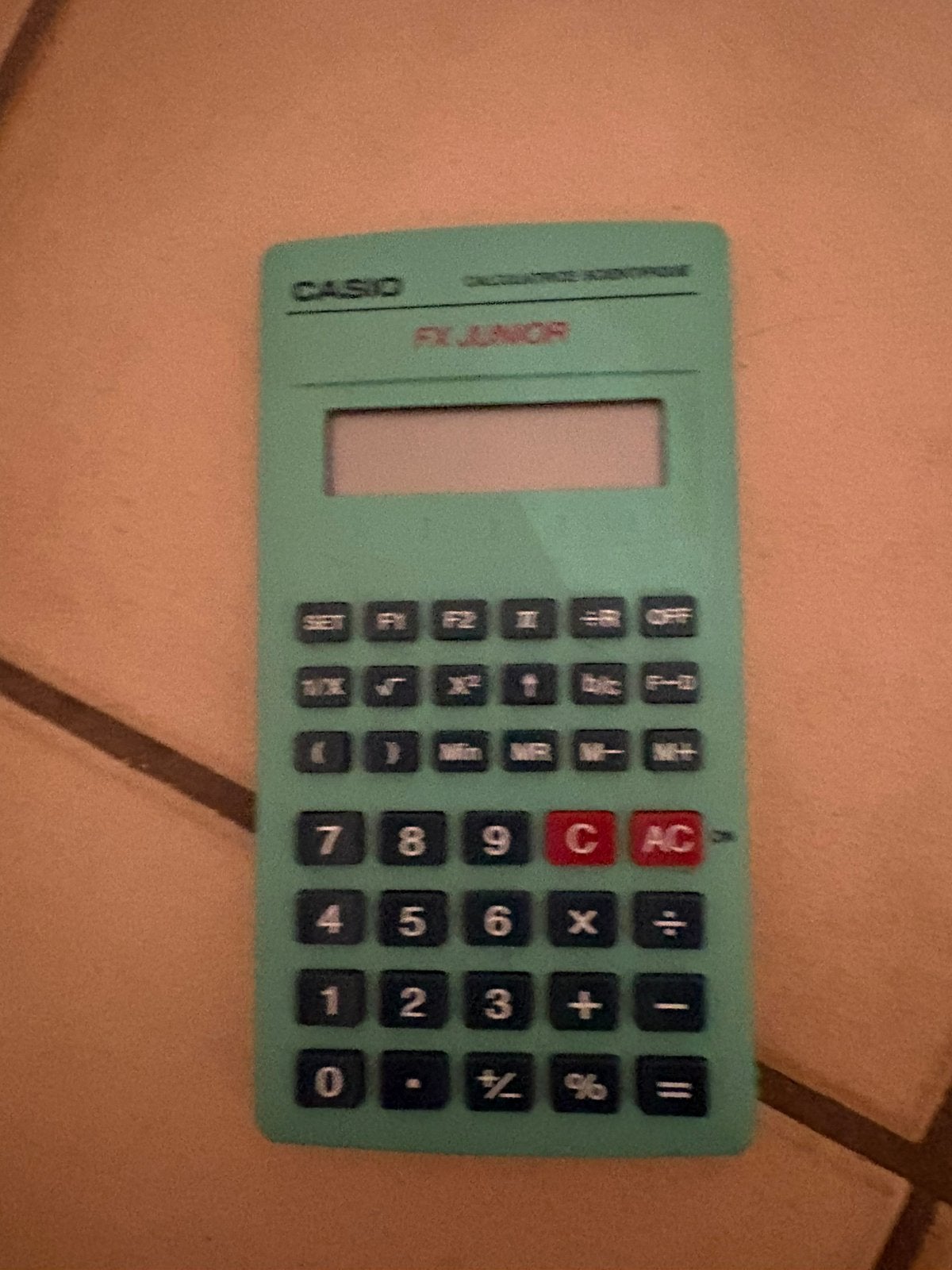 Casio rekenmachine, Ophalen, Zo goed als nieuw