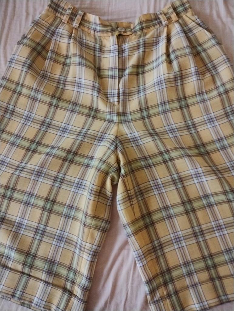 Geel geruite broekrok Bianca m 38, Kleding | Dames, Ophalen of Verzenden, Geel