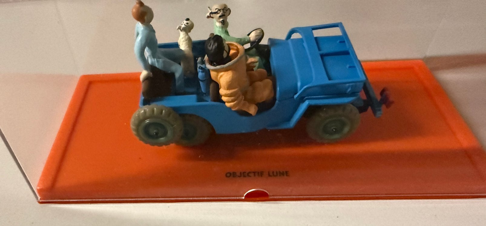 Moulinsart Tintin objectif lune 1:43, Hobby en Vrije tijd, Modelauto's | 1:43, Ophalen of Verzenden, Zo goed als nieuw, Auto