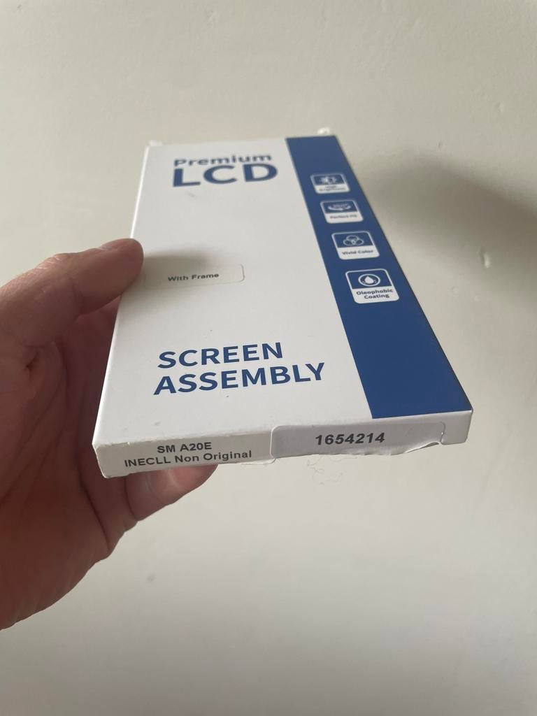 Incell scherm (display+touch+housing) Samsung A20e, Samsung, Overige typen, Nieuw, Ophalen of Verzenden