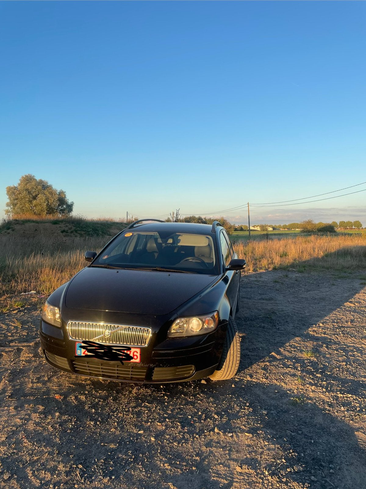 Volvo V50 2005 2.0d 199200 km (exportation), 100 kW, Attache-remorque, Noir, 5 portes