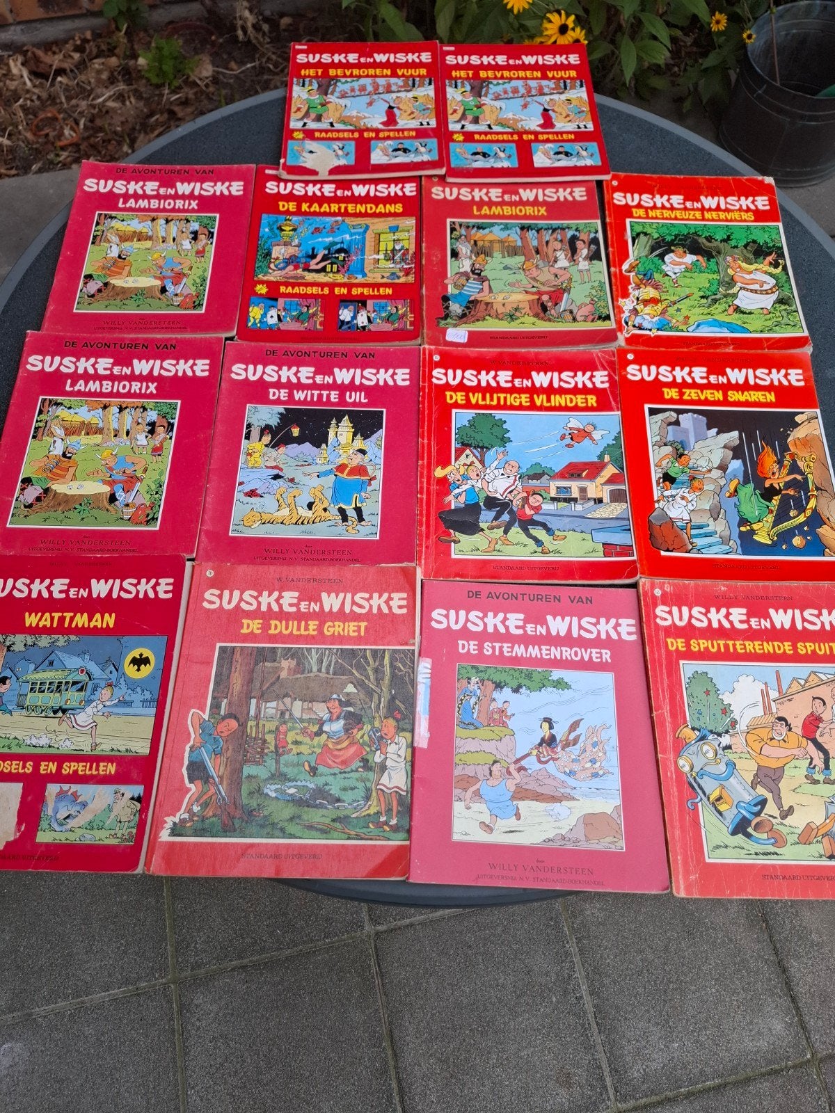 suske en wiske strips 13 stuks, Enlèvement, Utilisé