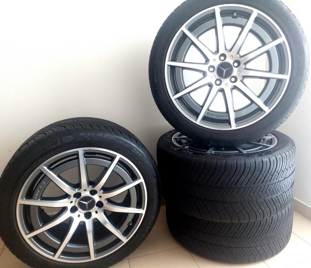Originele Mercedes E AMG E63/E63S 19" velgen, Michelin-bande, Auto-onderdelen, Banden en Velgen, Band(en), Winterbanden, Ophalen