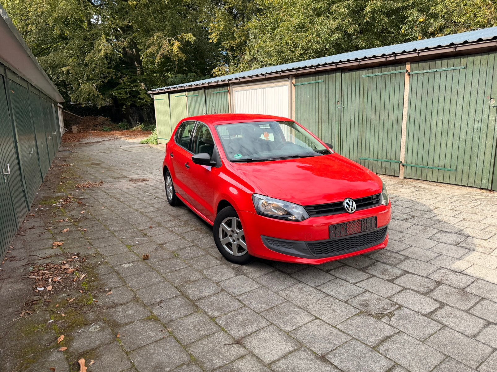 Volkswagen Polo 2010 1.2 essence Carplay Climatiseur, Autos, Rouge, Euro 5, Achat, Boîte manuelle