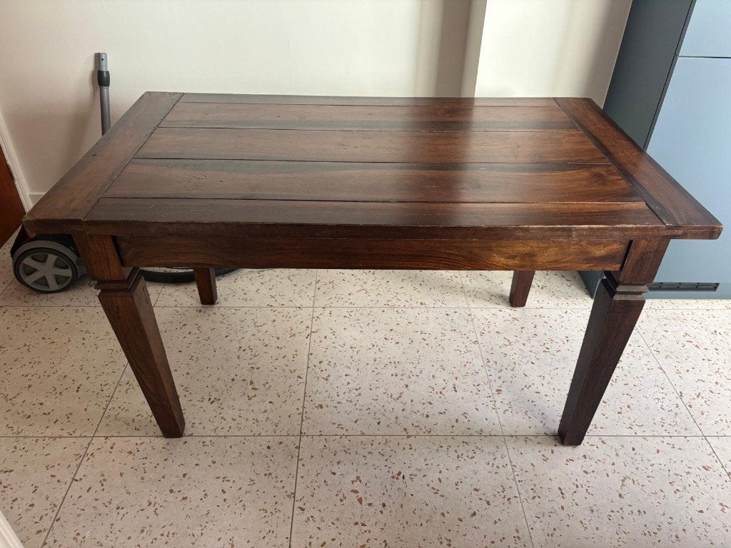 Volhouten tafel, Quatre personnes, 50 à 100 cm, 100 à 150 cm, Enlèvement
