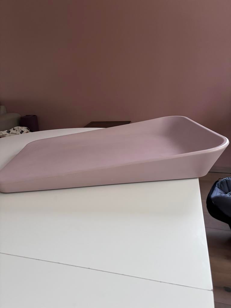 Leander Matty verschoningskussen - Wood Rose, Kinderen en Baby's, Aankleedkussen, Zo goed als nieuw, Standaard, Ophalen