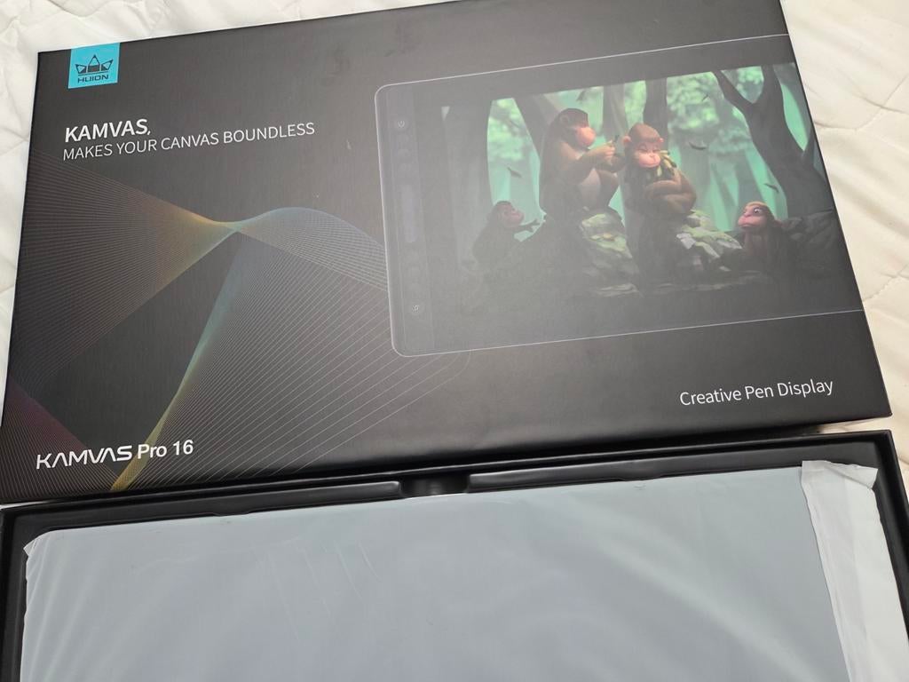 HUION KAMVAS Pro 16 Tablette graphique, Informatique & Logiciels, Tapis de souris, Enlèvement, Comme neuf, HUION
