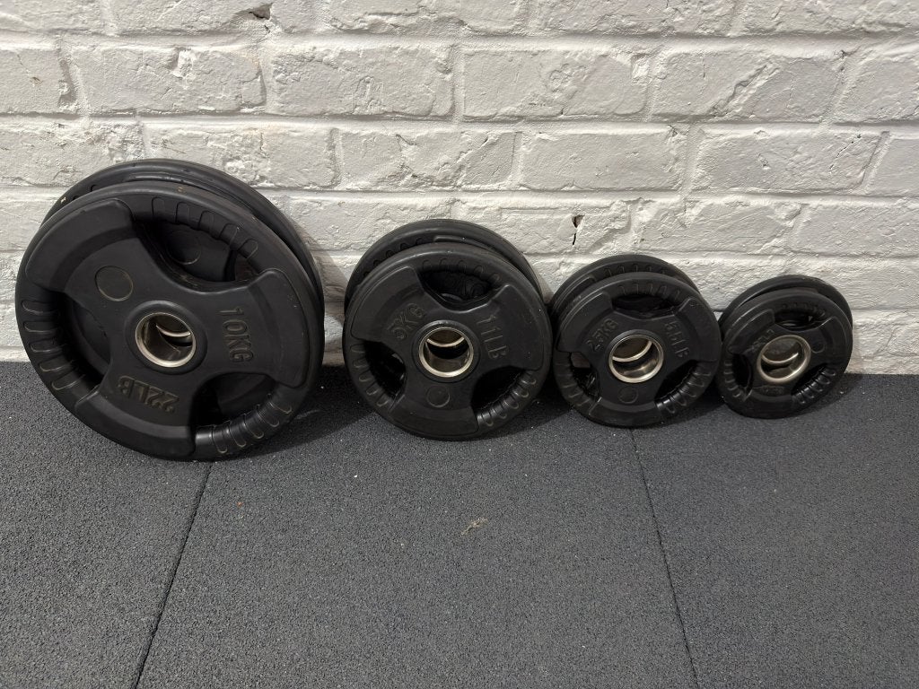 Disques olympiques AFW Tri Grip – 37,5 kg – 50 mm, Sports & Fitness, Enlèvement, Utilisé