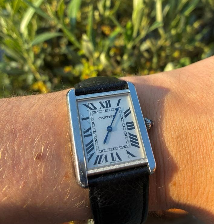 Cartier Tank Solo WSTA00028, Enlèvement ou Envoi, Comme neuf