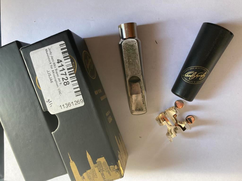 Jody Jazz 5 Super Jet mondstuk voor altsaxofoon, Ophalen, Gebruikt, Saxofoon