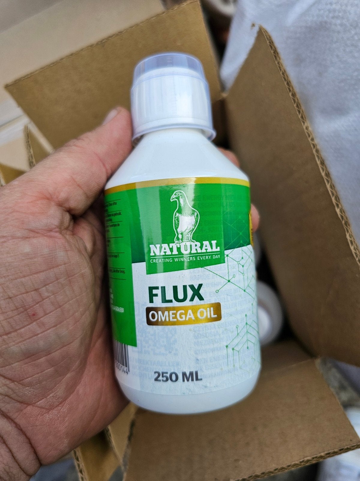 Green Power, « Huile Flux Omega », 250 ml, « Oméga-3, plumes, Enlèvement, Neuf