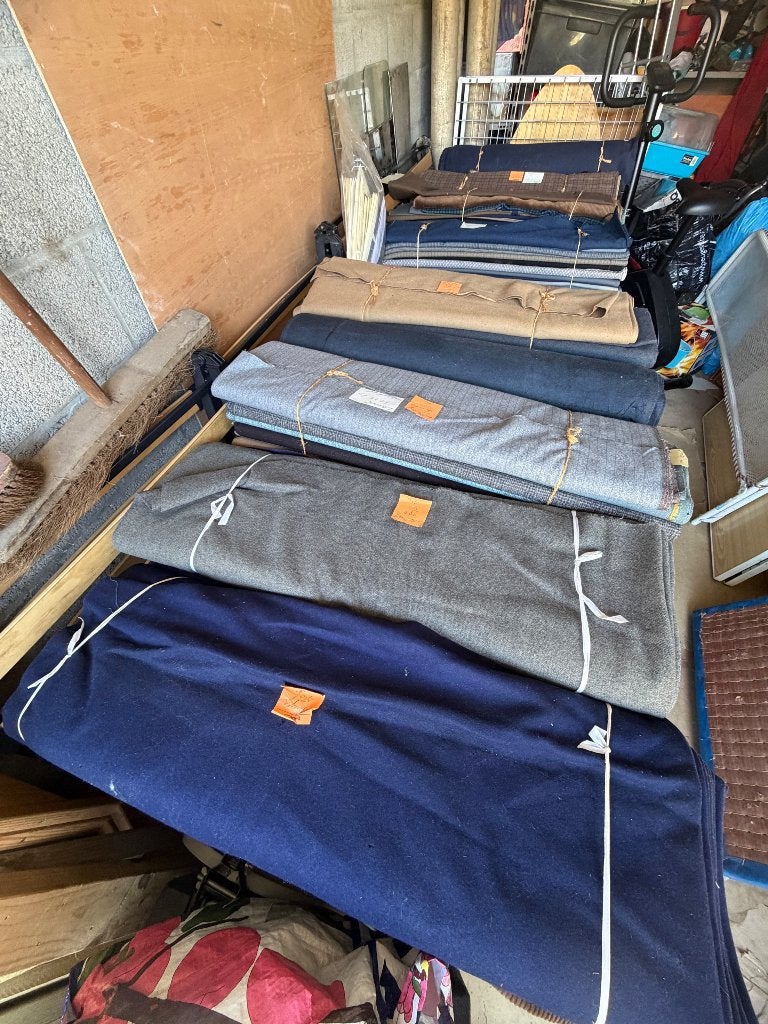 Stoffen,Linten en schouder pads, Ophalen