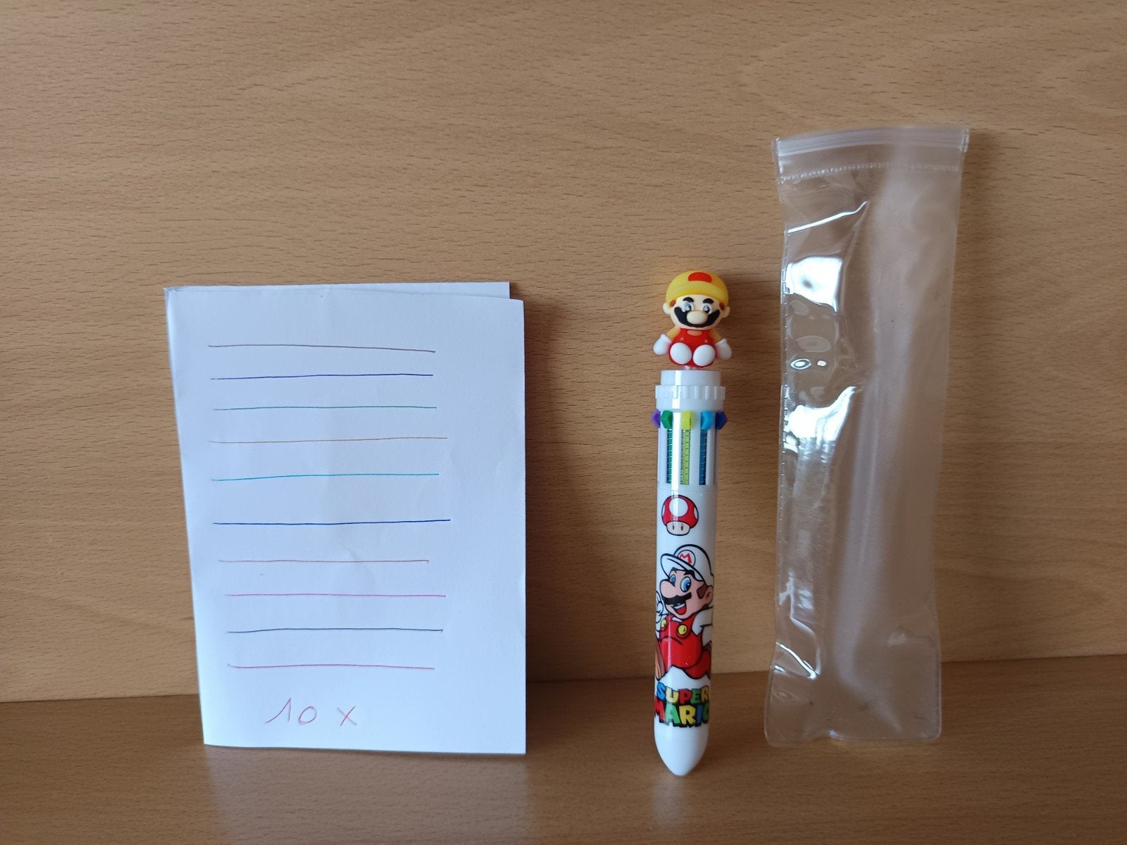 Neuf : bic Super Mario avec 10 couleurs différentes, Diversen, Ophalen of Verzenden, Nieuw