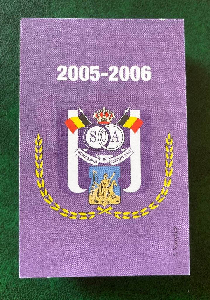 Jeu de carte sporting d’Anderlecht., Collections, Enlèvement ou Envoi