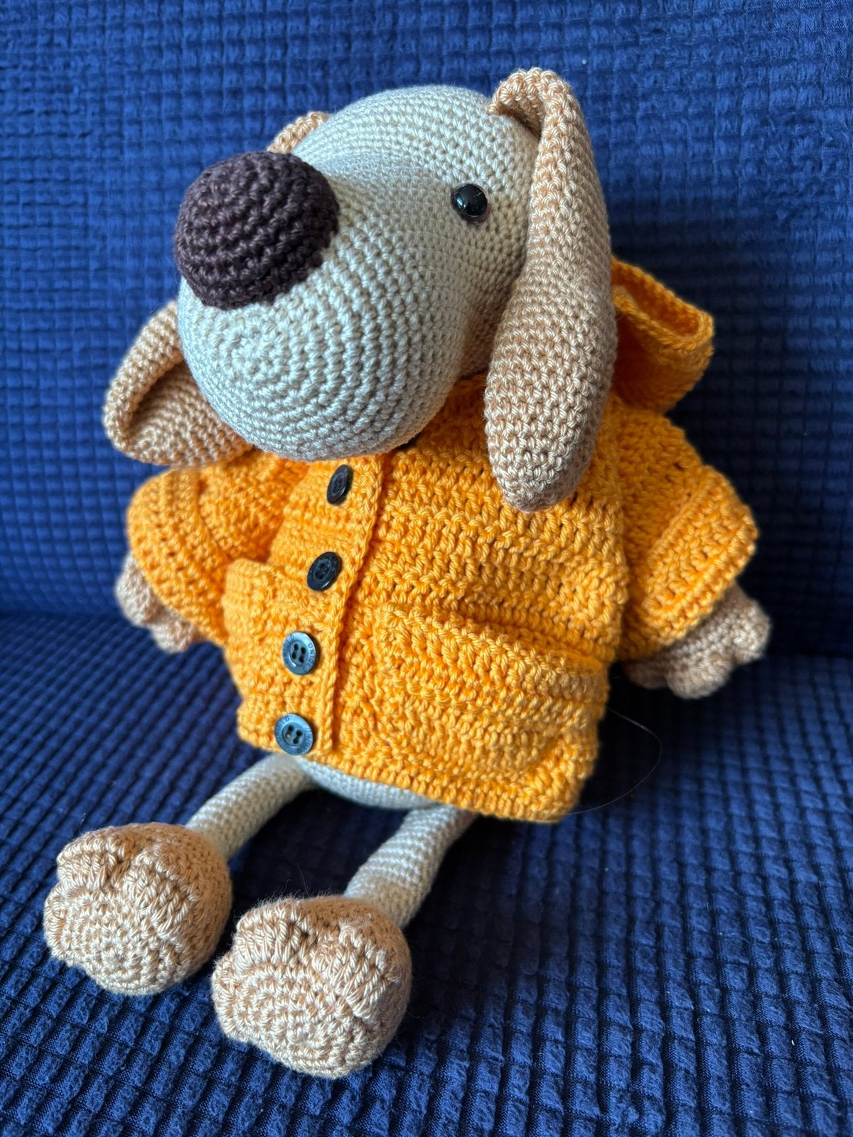 Zelfgehaakte knuffel Hond, Enfants & Bébés, Jouets | Peluches, Enlèvement ou Envoi, Neuf, Chien, Fait main