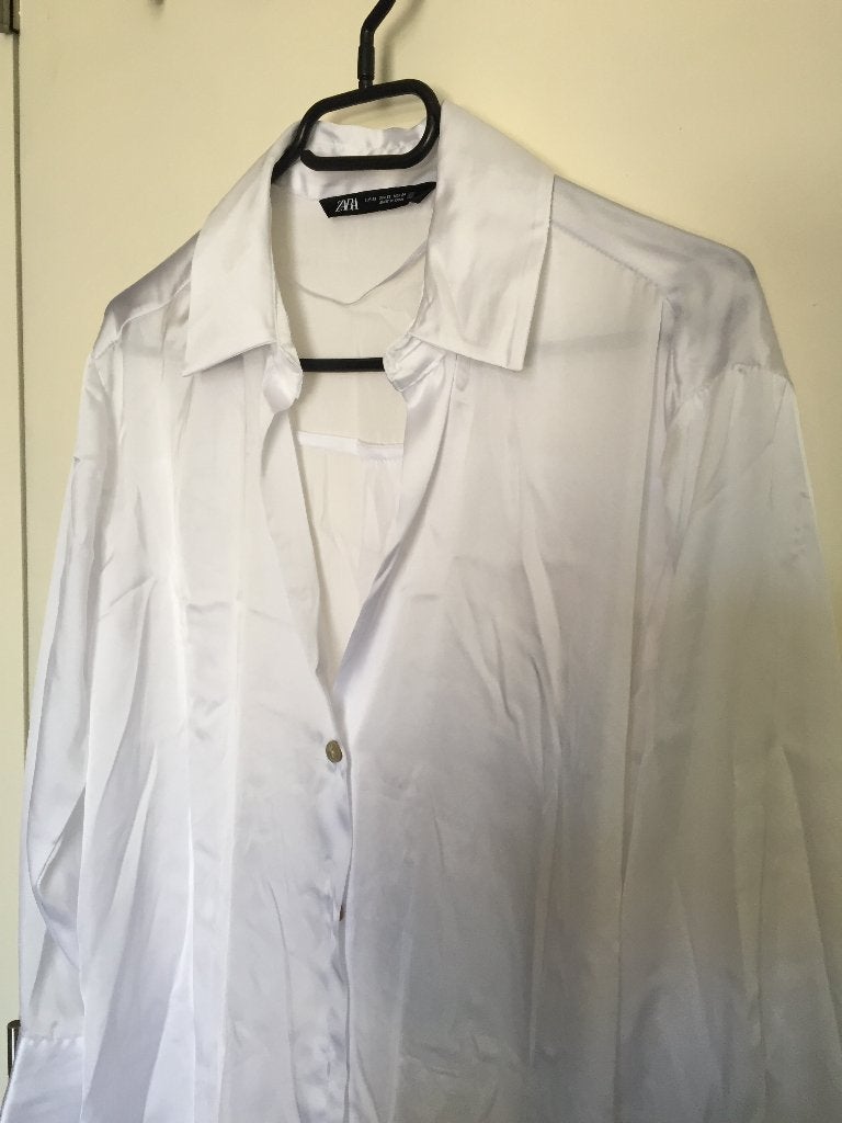 Hemd Dames merk Zara ,Witte, Als nieuw!, Ophalen, Zo goed als nieuw, Maat 34 (XS) of kleiner, Wit