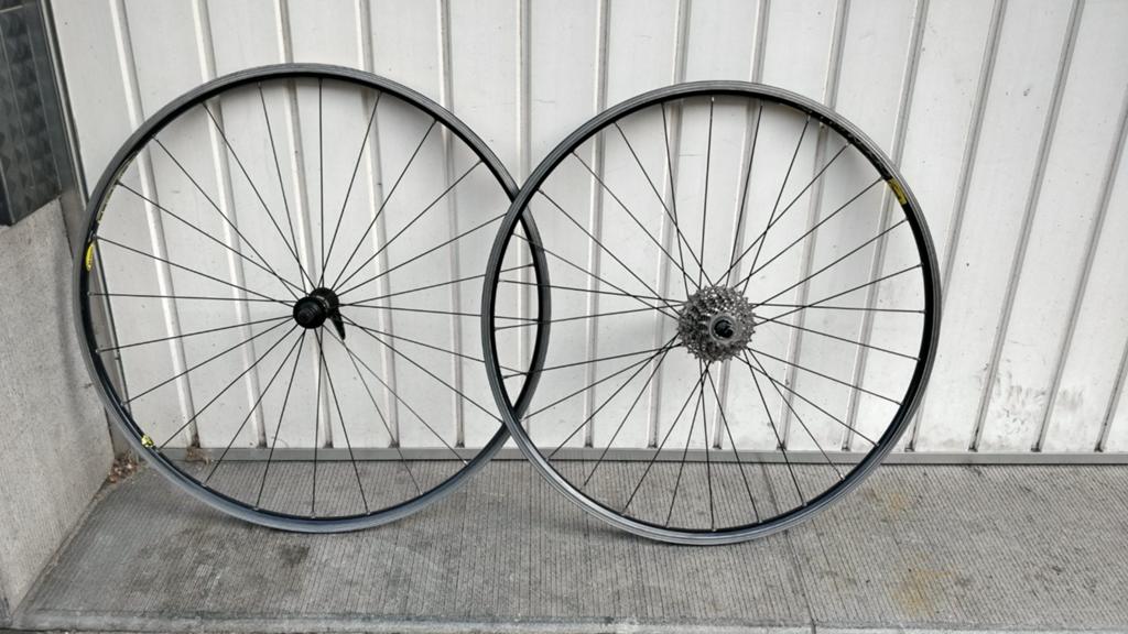 Wielset koersfiets Mavic, Fietsen en Brommers, Fietsonderdelen, Racefiets, Ophalen