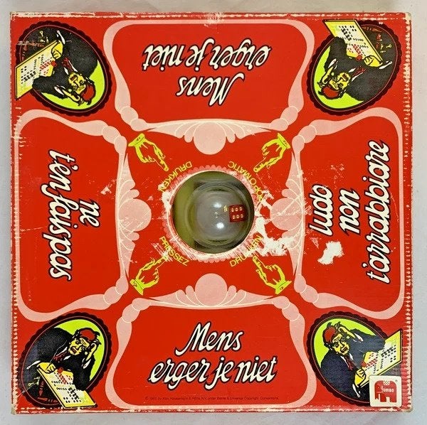 Machine à dés Jumbo Man Don't Worse Pop-o-matic pour le jeu, Envoi, Comme neuf, Jumbo