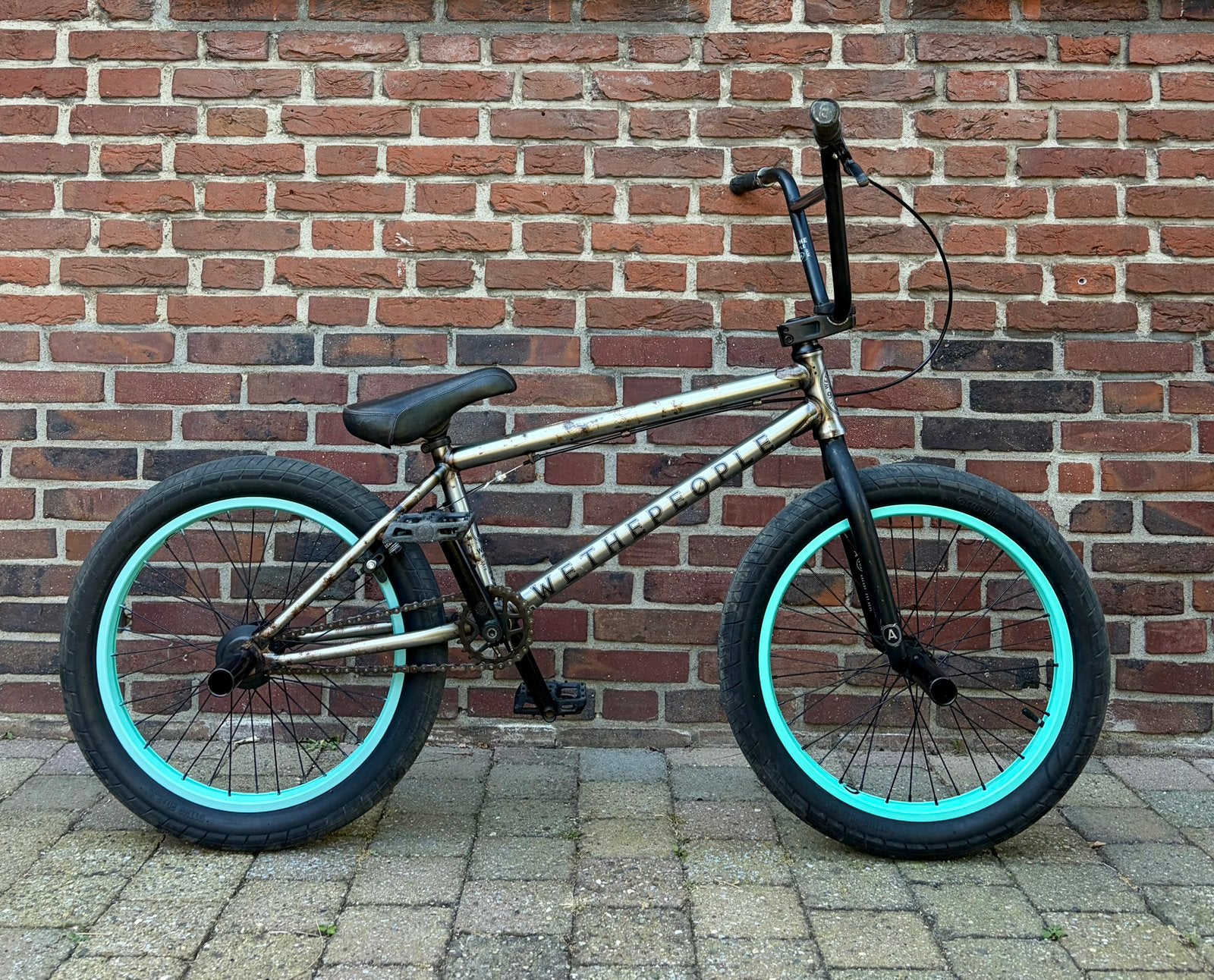 WeThePeople BMX, Fietsen en Brommers, Fietsen | Crossfietsen en BMX, Ophalen, Velgrem, Zo goed als nieuw, Chroom