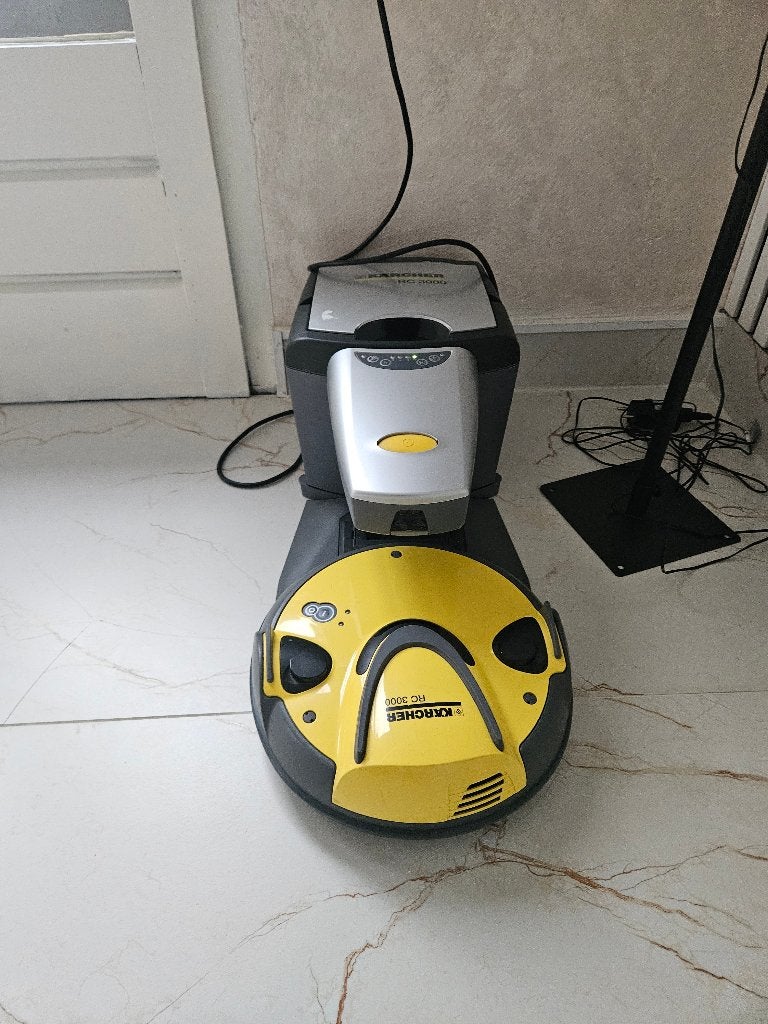 Kärcher RC 3000 Robotstofzuiger, Elektronische apparatuur, Stofzuigers, Kärcher, Automatisch legen, Zo goed als nieuw, Robotstofzuiger