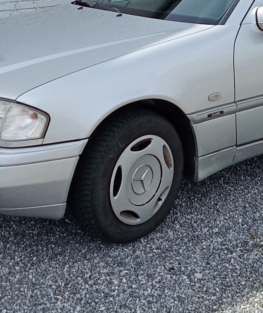 Mercedes oldtimer velgen 15", Michelin Alpin 195/55/15., Auto-onderdelen, Banden en Velgen, Ophalen, Velg(en)