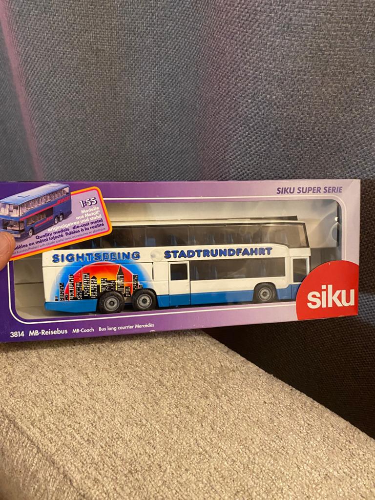 Bus double étage Siku Mercedes 1:55, Enlèvement ou Envoi, Comme neuf