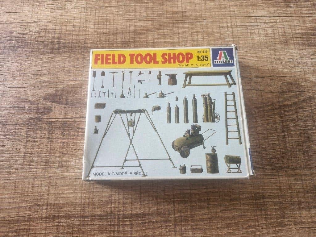 Italeri 1/35 Field Tool Shop, Hobby en Vrije tijd, Modelbouw | Figuren en Diorama's, Ophalen of Verzenden, Nieuw, 1:35 tot 1:50