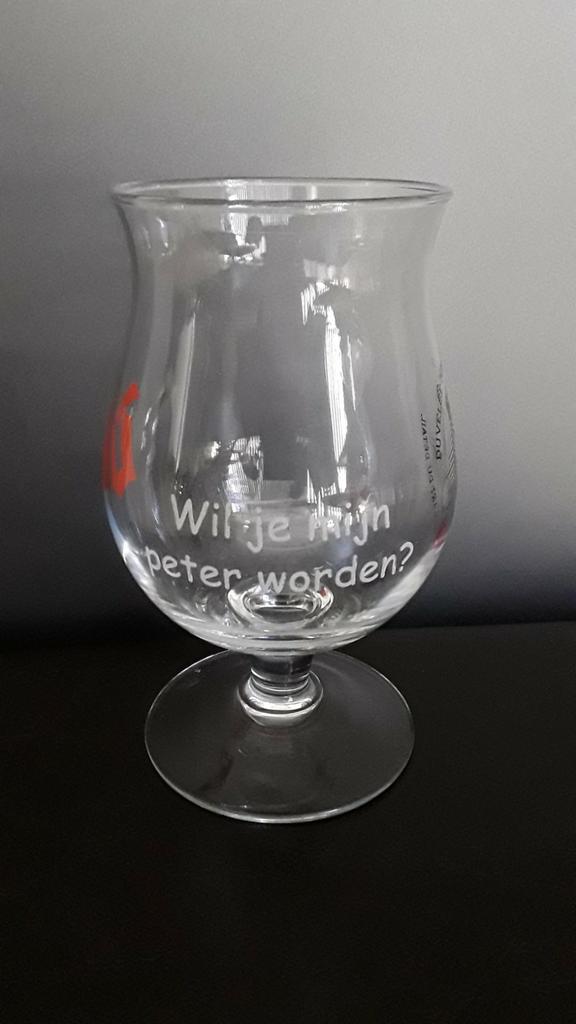 Duvel glas / wil je mijn peter worden, Enlèvement ou Envoi, Comme neuf, Duvel